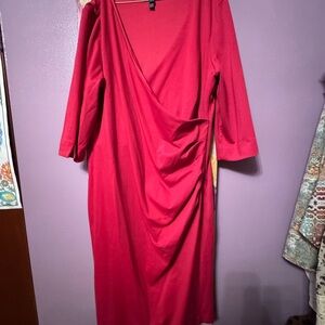 Long Tall Sally Vibrant Red Dress
